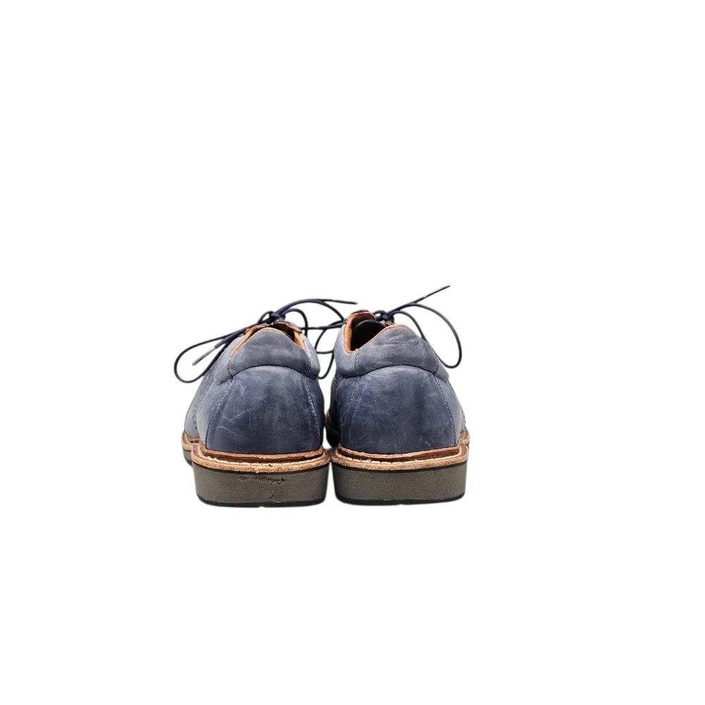 Allen Edmonds Men's Size 12 D Road Warriors Voyager Blue Leather Sneakers Shoes